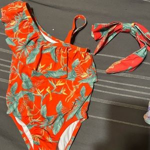 Janie and jack swimsuit with headband
